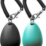 Pet Training Clicker with Wrist Strap - Dog Training Clickers (New Black + Blue)
