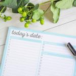 JULIANNE & CO Daily To-Do Undated Tear-Away Planner Noteps - Premium Personal Organizer for Home, Office, Work, School - 50 Pages for Daily Tasks, Notes, Water Intake and Meal Prep (8.5 x 11) (3-PK)