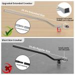 Furniture Dolly,Furniture Movers with 5 Wheels,Carbon Steel Panel Heavy Duty Dolly,Furniture Lifter with 5 360° Rotatable Rubber Universal Wheels,Maximum Lo 3747 LBS(Oversize)