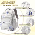 YJMKOI Kids Backpack Set for Girls Middle-School Elementary Bookbags Aesthetic Backpack for Teen Girls-Boys