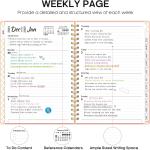 2025 Planner - Weekly and Monthly Planner Spiral Bound, January 2025 - December 2025, Hardcover 2025 Calendar Planner Book with Tabs, Inner Pocket, Perfect for Office Home School Supplies - A5 (6.3" x