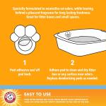 Arm & Hammer Pets Cat Litter Box Deodorizing Pods 2 pods, Fresh Breeze Scent | 2 Cat Litter Box Deodorizer from Arm and Hammer | Combats Cat Odors | 2 hesive Devices