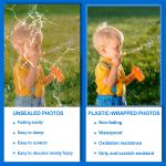 HERKKA 200 Pack Laminating Sheets, Holds 8.5 x 11 Inch Sheets, 3 Mil Clear Thermal Laminating Pouches 9 x 11.5 Inch Lamination Sheet Paper for Laminator, Round Corner Letter Size