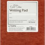 Amp Gold Fibre Retro Writing P, Red Cover, White Paper, 5 x 8, Medium Rule, 80 Sheets, 1 Each (20-007)