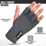 WYOX Boxing Hand Wraps Inner Gloves Men Women, Half Finger Under Mitts with Elasticated Bandages for Fist Protection, Ideal for Muay Thai, Kickboxing, MMA, and Martial Arts, Perfect for Training