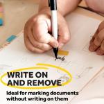 Post-it Tabs, .625 in Solid, Aqua, Lime, Yellow, Red, 10/Color, 40/Dispenser (676-ALYR)