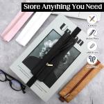TIESOME 4PCS Elastic Pen Holder for Notebook, 4 Colors PU Leather justable Pen Sleeve Pouch Journal Pencil Holder Pen Loop Holder for Notebook Planners Binders and Books