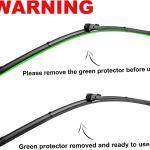 3 Wiper Bles Replacement for Ford Explorer 2011-2018 2019 2020 2021 2022 2023 2024,Original Equipment Replacement Front and Rear Windshield Wiper Ble - Pinch Tab 26"/22"/11" (Set of 3)