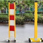 Retractable Safety Barrier, Portable Folding Pedestrian Control Solution for Crowd and Traffic Management