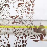 Jaguar Panther Logo Stencil Reusable 10 mm Mylar Laser Cut Stencil Arts and Crafts Material Scrapbooking for Airbrush Painting Drawing