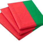 Hallmark Red and Green Bulk Tissue Paper for Gift Wrapping (100 Sheets) for Gift Bags, Christmas Presents, Holiday Crafts and More
