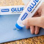 BAZIC Products Washable Glue Pen 1.7 Oz. (50 mL), Liquid Clear Glues Bond hesive for Art Crafts Project at School Home Office (2/Pack), 1-Pack