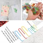 300 Pcs Binder Clips, Rubber Bands, Office Set, Paper Clips, School & Teacher Supplies for Office Desk Essentials (Assorted Sizes)