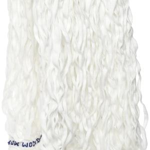Rubbermaid Commercial 20 Oz Clean Room String Wet Mop He, 5 Inch Heband, White, Heavy Duty Mop for Floor Cleaning Office/School/Stium/Bathroom
