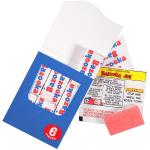 Bazooka Bubble Gum Bulk Individually Wrapped Original Pink Chewing Gum Mini Wallet Packs, 6 Piece Pack (12 Ct) Pink w/Bazooka Joe Comic Wrapper, Baseball Party Favors, Nostalgic 90s Candy