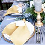 Aneco 12 Pieces Satin Napkins Soft Dinner Napkins Square Weddings Table Napkin 17 x 17 Inches for Restaurant Weddings Party Dinner Decoration (Champagne)