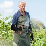 Sintege 2 Pairs Anti Cut Protective Sleeves Arm Sleeves Safety Cut Resistant Gloves(Black, Gray)