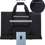 KISLANE Travel Carrying Case for 24'' iMac Desktop Computer, Protective Storage Bag for iMac Monitor Dust Cover with Carry Handle for 24 inch iMac Screen and Accessories (Black)