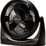 Basics Air Circulator Fan, Desk Fan for Bedroom, Home and Office, With 90-Degree Tilt He, 3 Speed Settings, Lightweight (4.2 LBS), 70 Watts, Black, 14.8"Wx7.6"Dx14.1"H