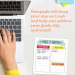 Carson Dellosa Aim High Notep, 50 Sheet Note P With Lined Paper, To Do List, Checklist, Classroom Organization Stationary, Desk Accessories and Office Supplies