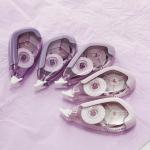 White Correction Tape, 5 Pack, 65.62 Feet Correction Tape for School and Office, Writing Supplies and Correction Supplies. (Purple)