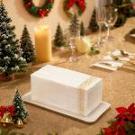 200 Pack Guest Towels Disposable Bathroom, Soft and Disposable Hand Towels, Decorative Bathroom Napkins for Party,Dinners, Wedding, Thanksgiving, Gold