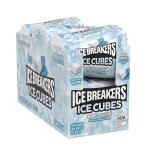 ICE BREAKERS Ice Cubes Mint Crystal Sugar Free Chewing Gum Bottles, 3.24 oz (6 Count, 40 Pieces)