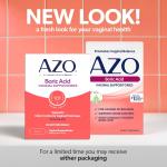 AZO® Boric Acid Vaginal Suppositories, Helps Support Odor Control and Intimate Health with Clinically Studied Boric Acid, Non-GMO, 30 Count