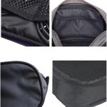 Universal Electronics Accessories Travel Organizer - Zipper Mesh apter Case for Laptop, Notebook, Tablet, Power, Mouse, Cord, USB Accessories - Red