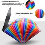 Large Accordion File Organizer, 24 Pockets Legal File Folder, Expanding File Folder for Legal/Letter/A4 Size Papers, Receipt, Bills, Important Documents