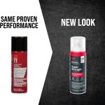 3M Super 77 Multi-Surface Spray hesive, 7.35 oz., Low VOC, Quick Bond, Fast Drying, Clear Finish for Foil, Foam, Paper, Metal, Plastic, Fabric, and Cardboard (77-10-NAT)