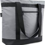 BeeGreen Cooler Bag Soft Leakproof Insulated Tote with Zipper for Beach Travel Grocery