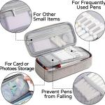 WEMATE Pencil Case, Large Storage Organizer for Stationery, Back - to - School Essential, Teacher Must - have, Big Pencil Pouch, Marker Case School Supplies for College & High School