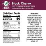 V8 +Energy Sparkling Black Cherry Juice Energy Drink, 11.5 fl oz Can (12 Pack)