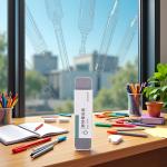 1pc Sand Eraser,Double He Sand Eraser,Used to Clear Office Ink Pen Students Ballpoint Pen Fountain Pen Gel Pen Frosted School Stationery Office Correction Supplies,Pen-Style Erasers Erasers