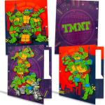 Teenage Mutant Ninja Turtles Folder Set - Bundle with 4 Laminated Folders with 2 Pockets Each for Office, Class, Plus More | TMNT School Supplies