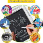 PANDAFLY White Gel Pens, 0.5mm Extra Fine Point Opaque Archival Ink Pen for Journaling, Art, or Drawing - For Artist Gifts, Holiday Gifts & DIY Projects, 3 Pack