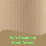 Paper Hand Towel [6 Rolls] Natural Brown [8" x 350 ft] 1 Ply Hardwound Universal 100% Recycled Fiber Compatible with Tork Dispensers Restrooms Kitchen (Natural, 8" x 350 ft)