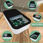 TidyFriend Laundry Pods Container with Slide Lid, 15" x 8.7" x 4.5", Airtight Storage Keeps Pods Fresh, Holds 9–10 lbs or 100–130 Pods, Laundry Detergent Container & Dishwasher Pod Holder (Black)