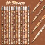 Xqumoi Capybara Pencils with Eraser - Cute Capybara #2 HB Pencils, School Classroom Student Rewards Back to School Office Supply Animal Print Goodie Bag Fillers Stuffers Birthday Party Favors