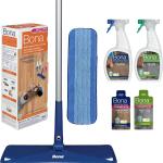 Bona Multi-Surface Floor Care Kit - Includes Microfiber Mop, Microfiber Cleaning P, Hardwood Floor Cleaning Solution, and Multi-Surface Floor Cleaning Solution - Kit for Hard Floors