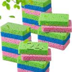 METUUTER 12-Count Kitchen Sponges- Compressed Cellulose Sponges Non-Scratch Natural Dish Sponge for Kitchen Bathroom Cars, Funny Cut-Outs DIY for Kids