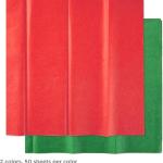 Hallmark Red and Green Bulk Tissue Paper for Gift Wrapping (100 Sheets) for Gift Bags, Christmas Presents, Holiday Crafts and More