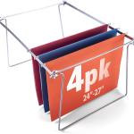 Officemate Hanging File Frame, 24-27, Letter Size, Steel, 4 Sets (91965)