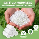 4 Gallon Small Trash Bags 105 Count Tear & Leak Resistant Small Garbage Bags For Bathroom White Trash Can Liners - 40% Thicker competitor brands roll bags