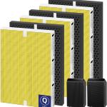 5510 5520 HEPA Pet Care Air Purifier Filter Q Replacement for Winix 5510 5520 Plasmawave Air Purifier H13 True HEPA Carbon Filter,# 1712-0123-00,3 Combon Set