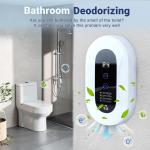 Cat Box Deodorizer for 99% Strong Odor Plug in Ionizers Air Purifier for Whole House,Litter Box Deodorizer for Pet Bedroom Kitchen Toilet Litter Box Shoe Cabinet Smell(1)