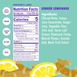 Swoon Ginger Lemone - Sugar Free Lemone, Low Carb, Keto & Paleo-Friendly, Gluten-Free - Zero Sugar Drinks Me with 100% Lemon Juice Concentrate & Sweetened by Monk Fruit, 12 Fl oz (Pack of 12)