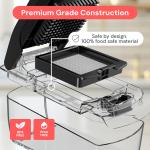 Fullstar The Original Pro Chopper - Vegetable Chopper and Spiralizer, Food Chopper with Container, Fruit Slicer, Kitchen Ggets & Gifts, Home Essentials (4 in 1, Clear)