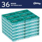 Kleenex Professional Facial Tissue, Bulk (21400), 2-Ply, White, Flat Boxed Format, Designed for Business (100 Tissues/Box, 36 Boxes, 3,600 Sheets/Case)